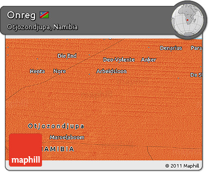 Political Panoramic Map of Onreg