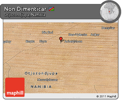 Satellite Panoramic Map of Non Dimenticar