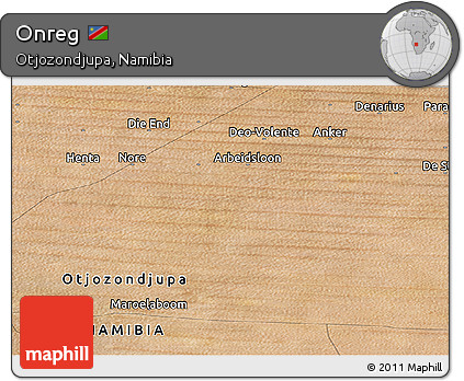 Satellite Panoramic Map of Onreg