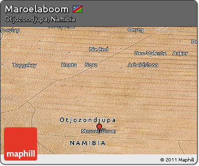 Satellite Panoramic Map of Maroelaboom