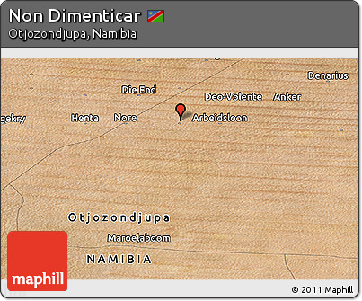 Satellite Panoramic Map of Non Dimenticar