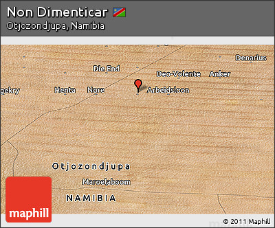Satellite Panoramic Map of Non Dimenticar