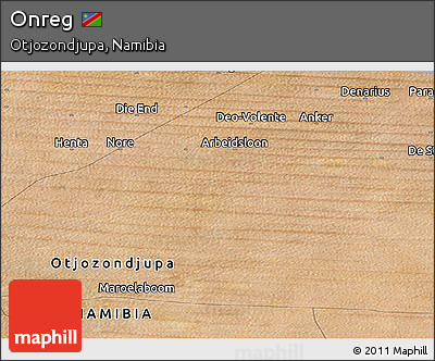 Satellite Panoramic Map of Onreg