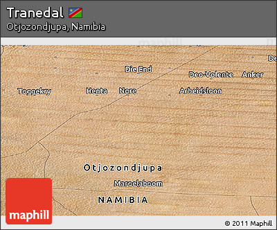Satellite Panoramic Map of Tranedal