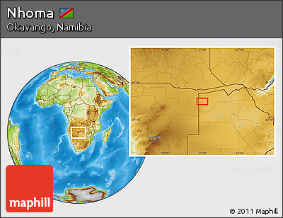 Physical Location Map of Nhoma