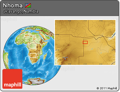 Physical Location Map of Nhoma