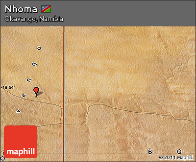 Satellite Map of Nhoma