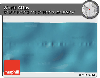 Satellite 3D Map of the Area around 19° 2' 1" S, 27° 7' 30" W