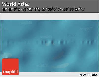 Satellite 3D Map of the Area around 19° 2' 1" S, 27° 7' 30" W