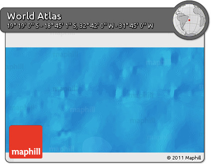 Political 3D Map of the Area around 19° 2' 1" S, 32° 13' 30" W
