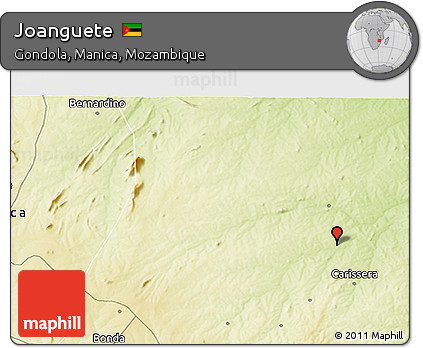 Physical 3D Map of Joanguete