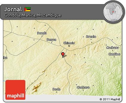 Physical 3D Map of Jornal