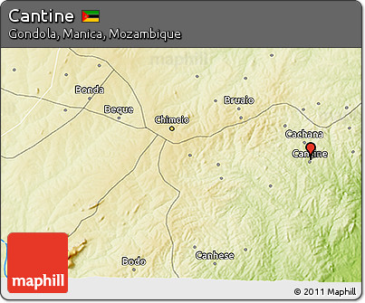 Physical 3D Map of Cantine