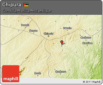 Physical 3D Map of Chipura