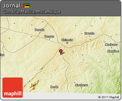 Physical 3D Map of Jornal