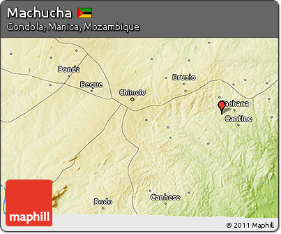 Physical 3D Map of Machucha