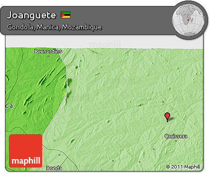Political 3D Map of Joanguete