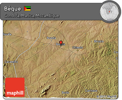 Satellite 3D Map of Béque