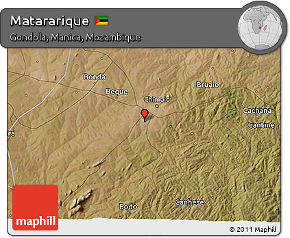 Satellite 3D Map of Matararique