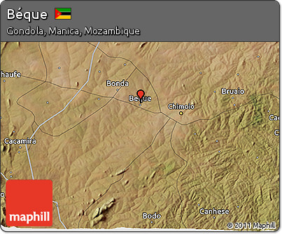 Satellite 3D Map of Béque