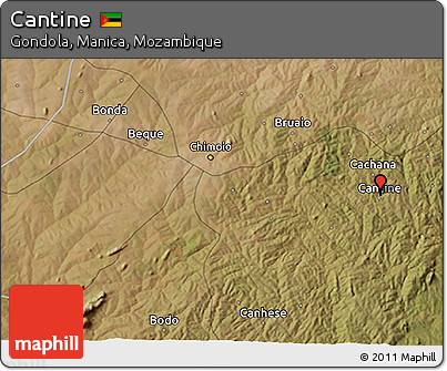 Satellite 3D Map of Cantine