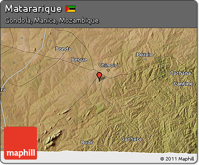 Satellite 3D Map of Matararique