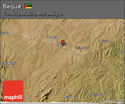 Satellite 3D Map of Béque