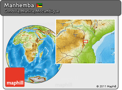 Physical Location Map of Manhemba