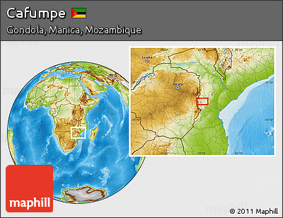 Physical Location Map of Cafumpe