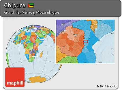 Political Location Map of Chipura