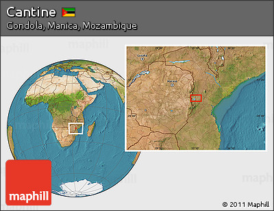 Satellite Location Map of Cantine