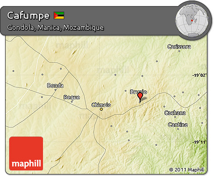 Physical Map of Cafumpe