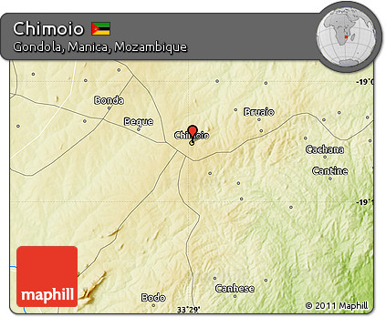 Physical Map of Chimoio