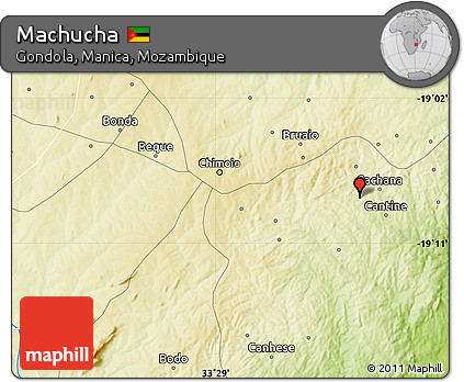 Physical Map of Machucha