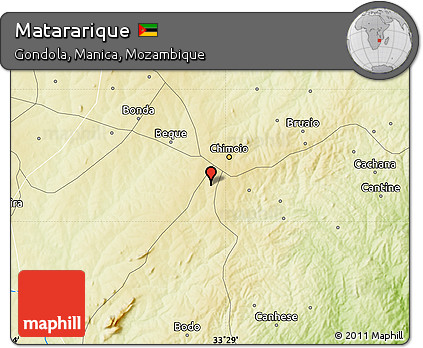 Physical Map of Matararique