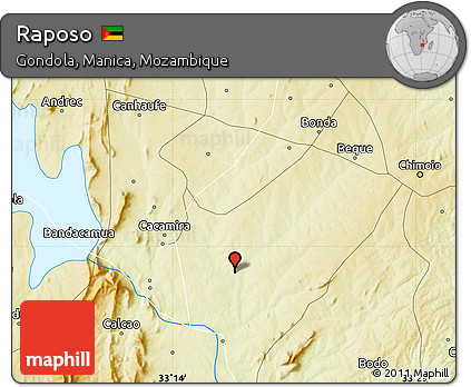 Physical Map of Raposo