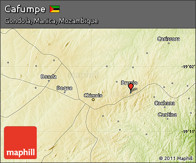 Physical Map of Cafumpe