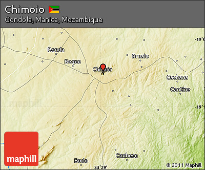 Physical Map of Chimoio