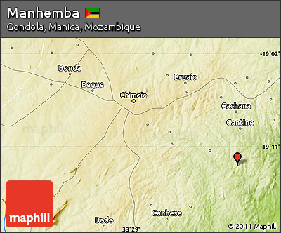 Physical Map of Manhemba