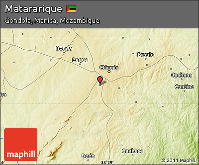 Physical Map of Matararique