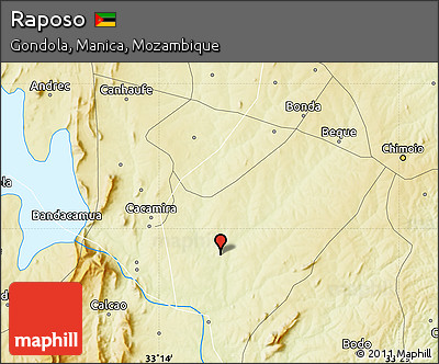 Physical Map of Raposo