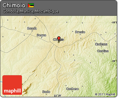 Physical Map of Chimoio