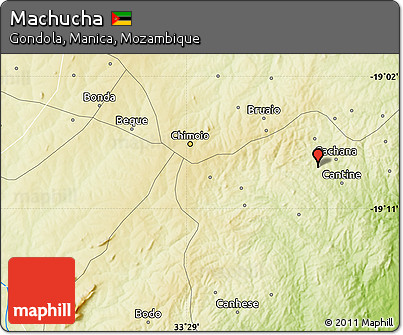 Physical Map of Machucha