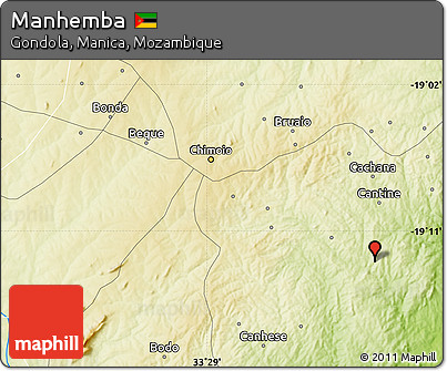 Physical Map of Manhemba