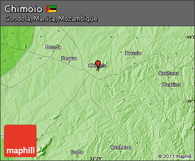 Political Map of Chimoio