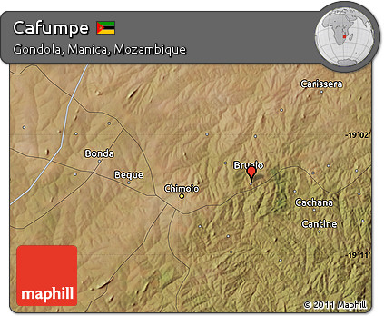 Satellite Map of Cafumpe