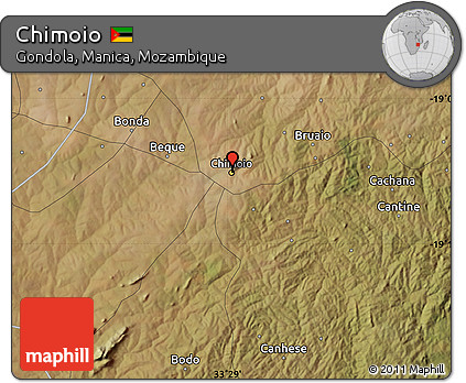 Satellite Map of Chimoio