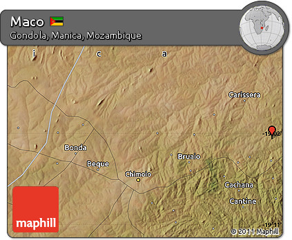 Satellite Map of Maco