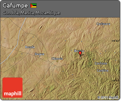 Satellite Map of Cafumpe