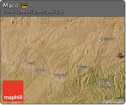 Satellite Map of Maco